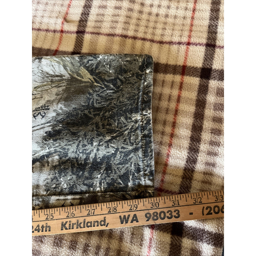 Vintage Realtree Camo Pants Denim Men’s 36x30 Hunting Hiking Cotton Spandex