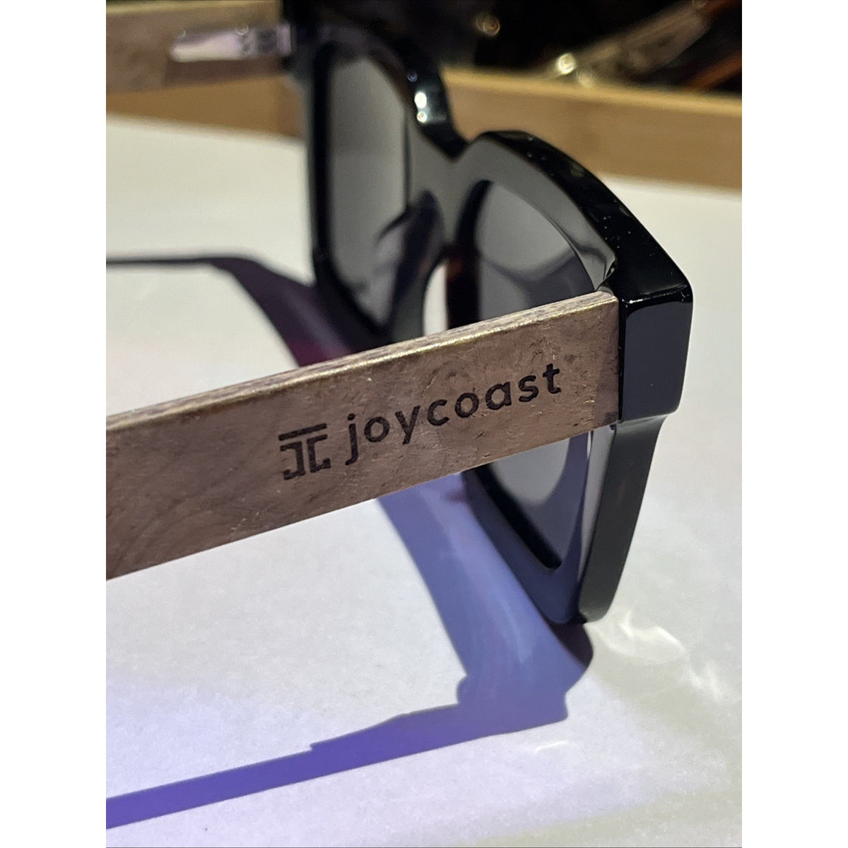 Joycoast Eyewear Walnut Sunglasses Polarized UV400 Brown Tortoise Wood Shades