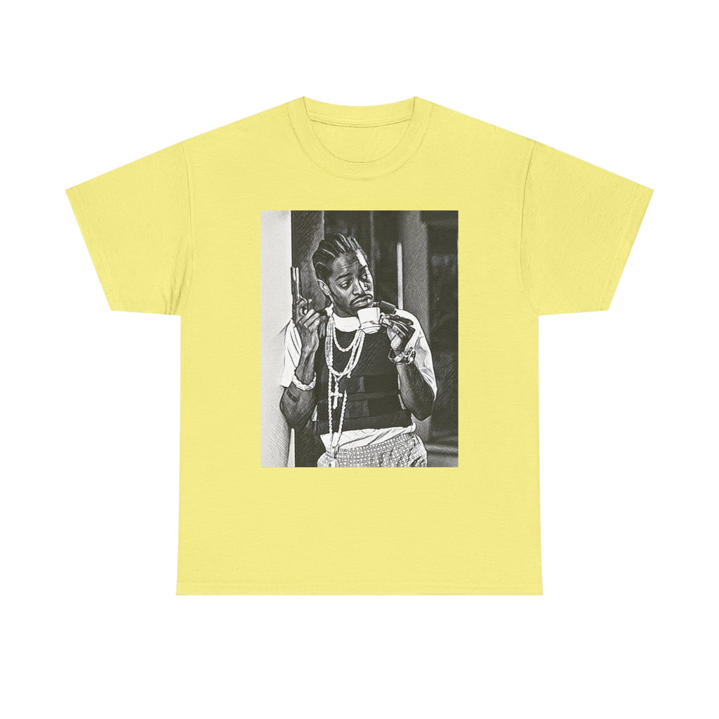 Andre 3000 Graphic Print Short Sleeve Crew Neck Unisex Heavy Cotton Tee Shirt