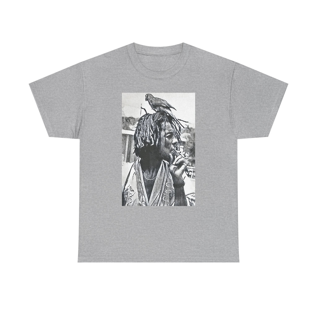 Peter Tosh Graphic Print Short Sleeve Crew Unisex Heavy Cotton Reggae Tee Shirt