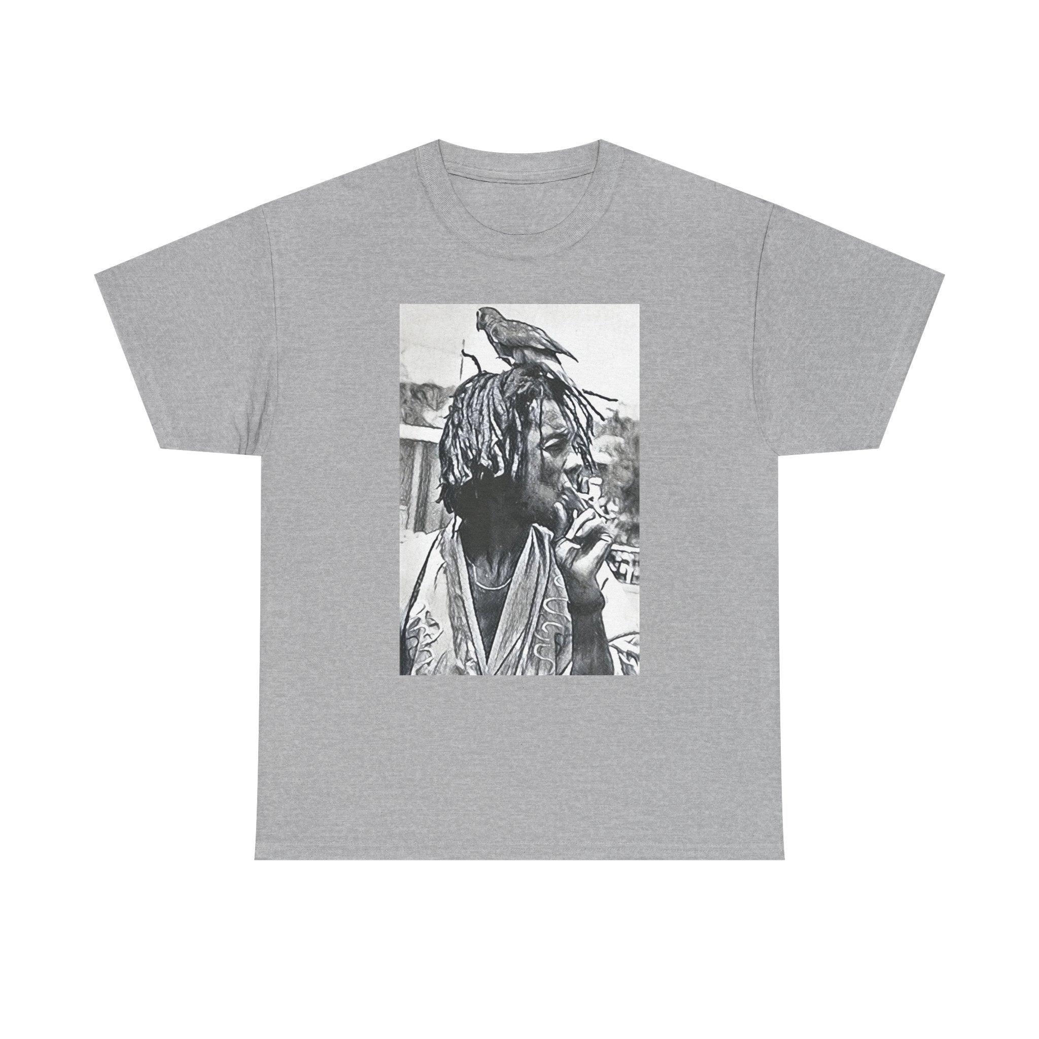 Peter Tosh Graphic Print Short Sleeve Crew Unisex Heavy Cotton Reggae Tee Shirt
