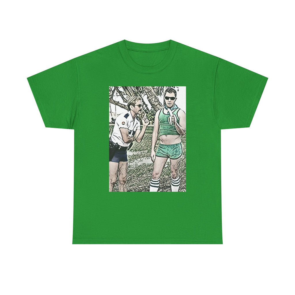 Reno 911 Graphic Print Short Sleeve Crew Neck Unisex Heavy Cotton Art Tee Shirt