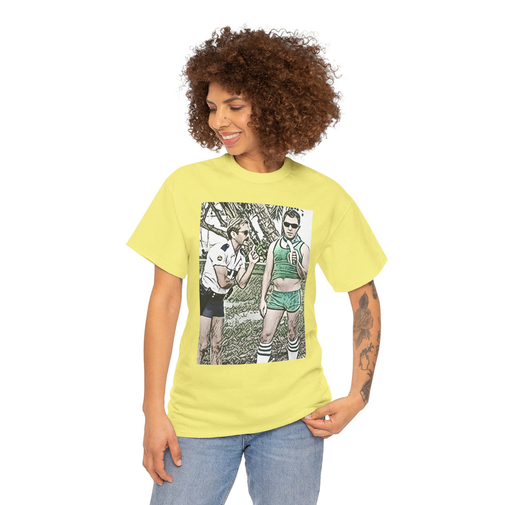 Reno 911 Graphic Print Short Sleeve Crew Neck Unisex Heavy Cotton Art Tee Shirt