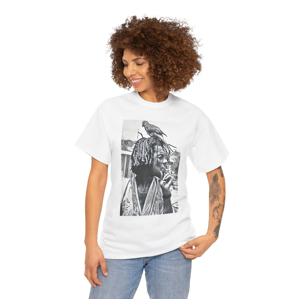 Peter Tosh Graphic Print Short Sleeve Crew Unisex Heavy Cotton Reggae Tee Shirt