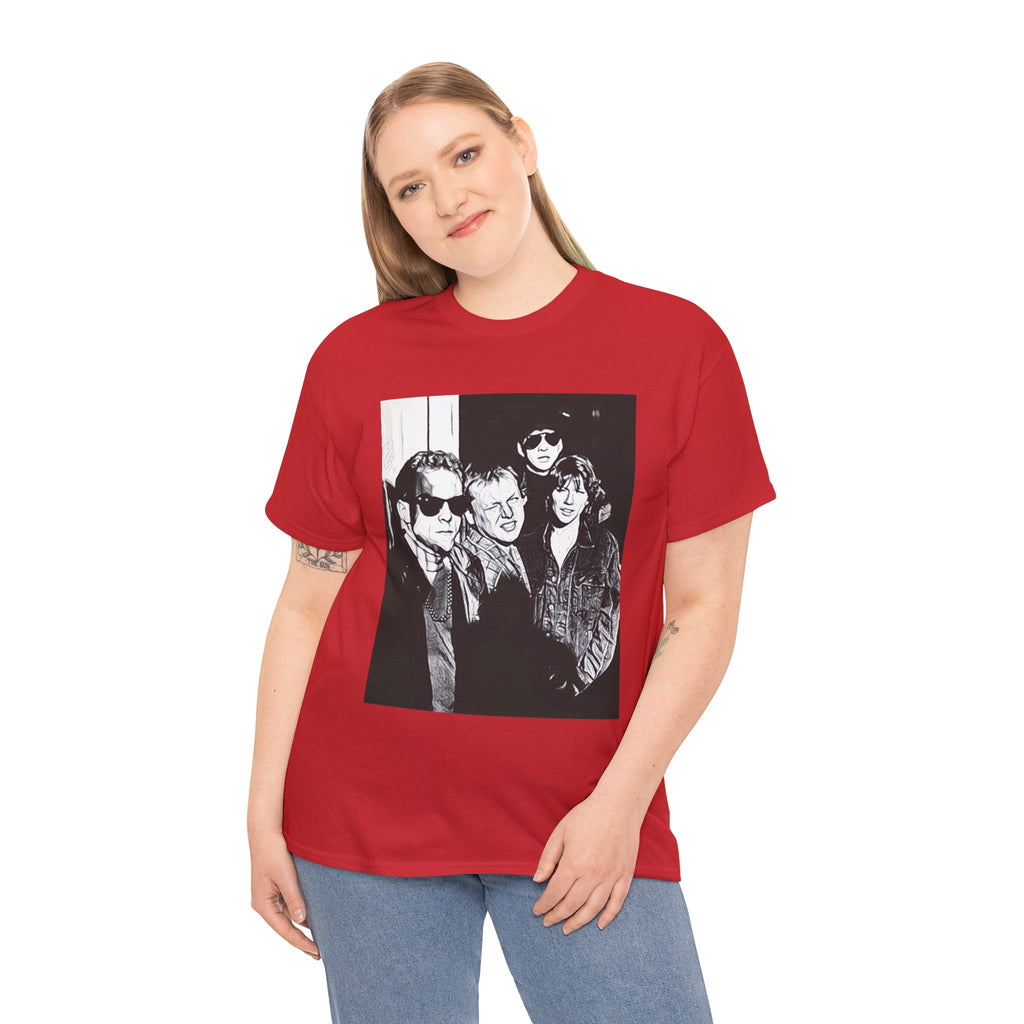 The Pixies Graphic Print Short Sleeve Crew Neck Unisex Heavy Cotton Tee Shirt