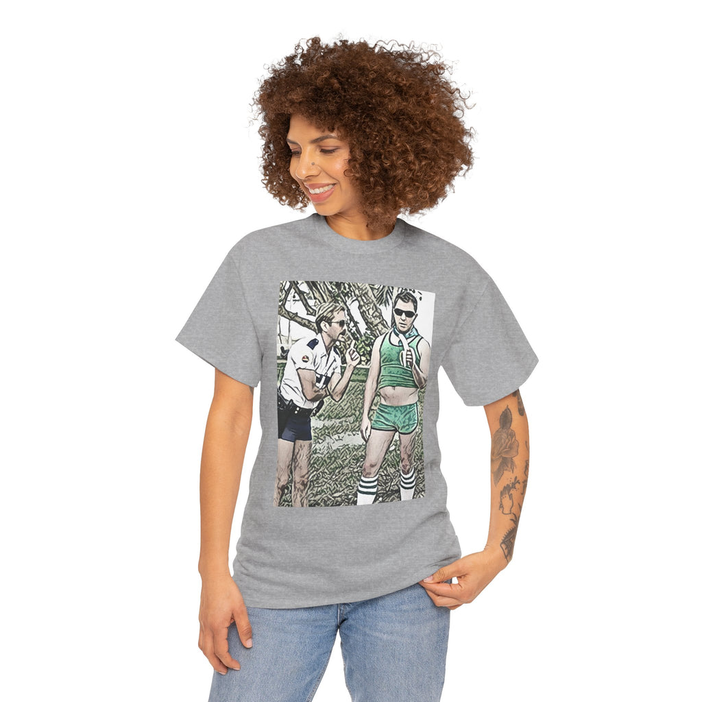 Reno 911 Graphic Print Short Sleeve Crew Neck Unisex Heavy Cotton Art Tee Shirt