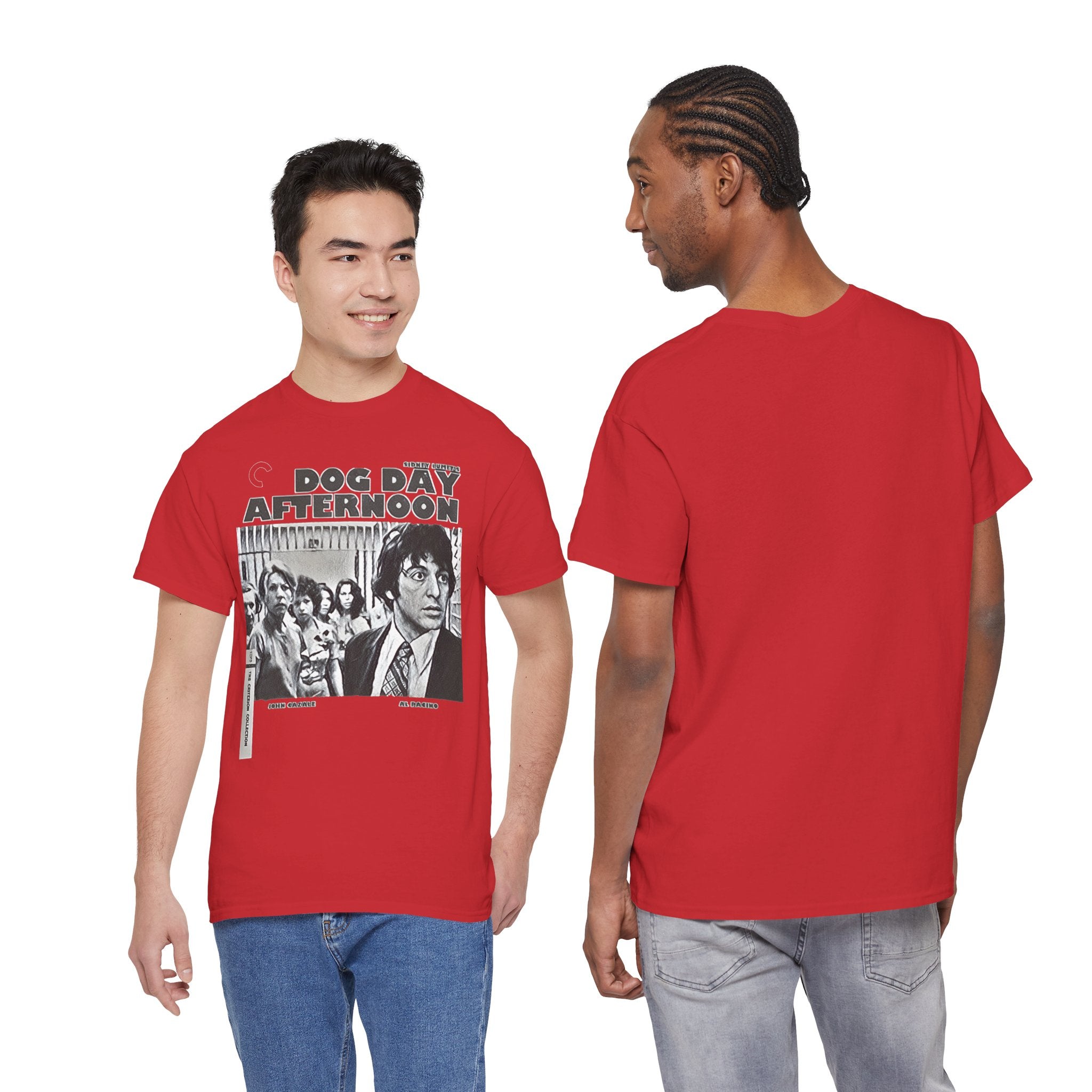 Dog Day Afternoon Graphic Print Al Pacino Black & White Unisex Heavy Cotton Tee