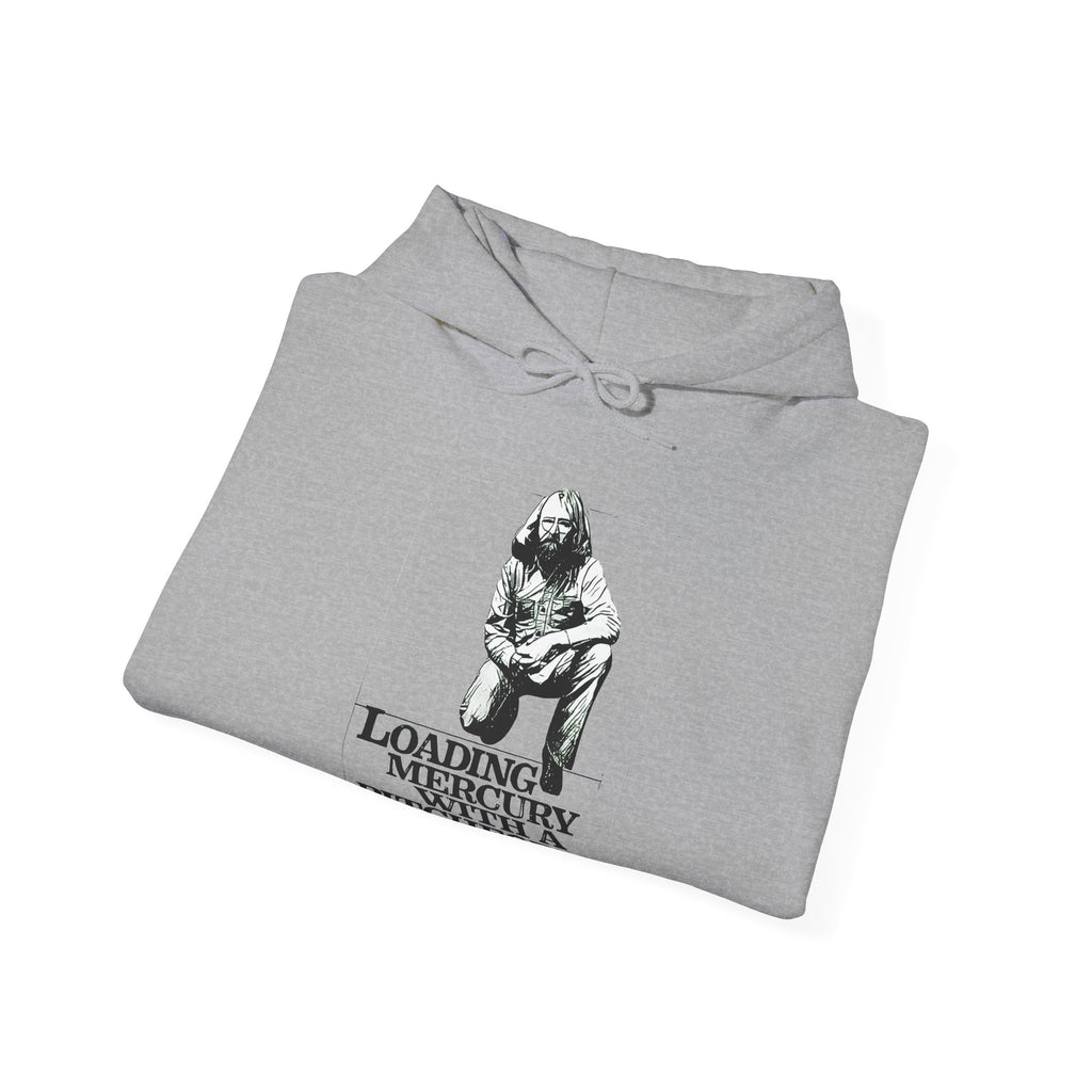 Loading Mercury With A Pitchfork Graphic LS Unisex Heavy Blend Hooded Sweatshirt