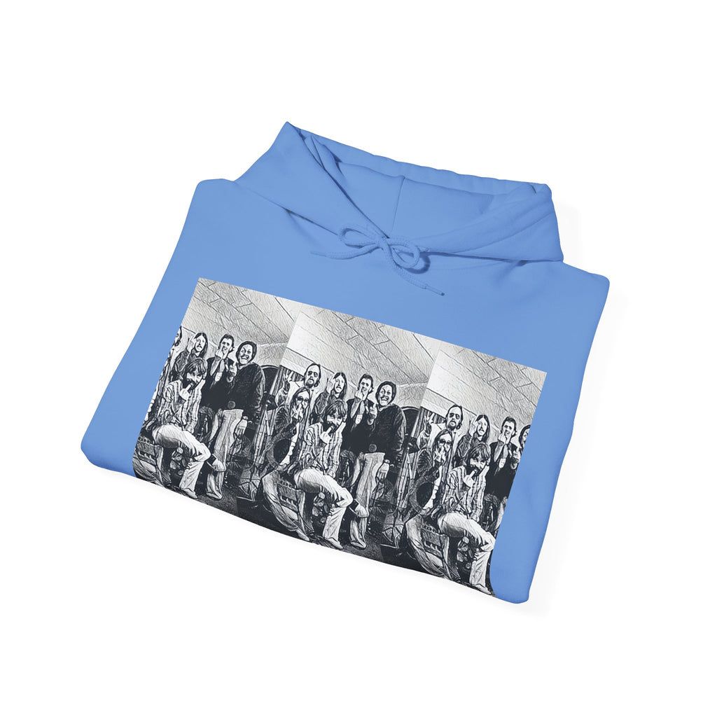 Doobie Brothers Graphic Print Long Sleeve Unisex Heavy Blend™ Hooded Sweatshirt