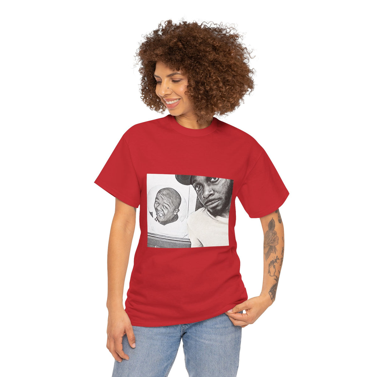 JPEGMafia Corey In The House Graphic Print Short Sleeve Unisex Heavy Cotton Tee