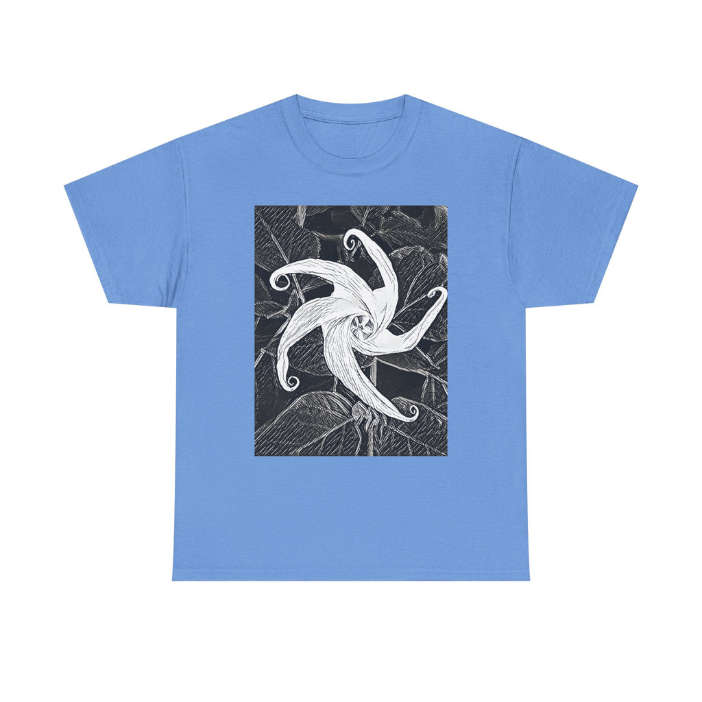 Jimsonweed Datura Stramonium Graphic Print Botany Unisex Heavy Cotton Tee Shirt