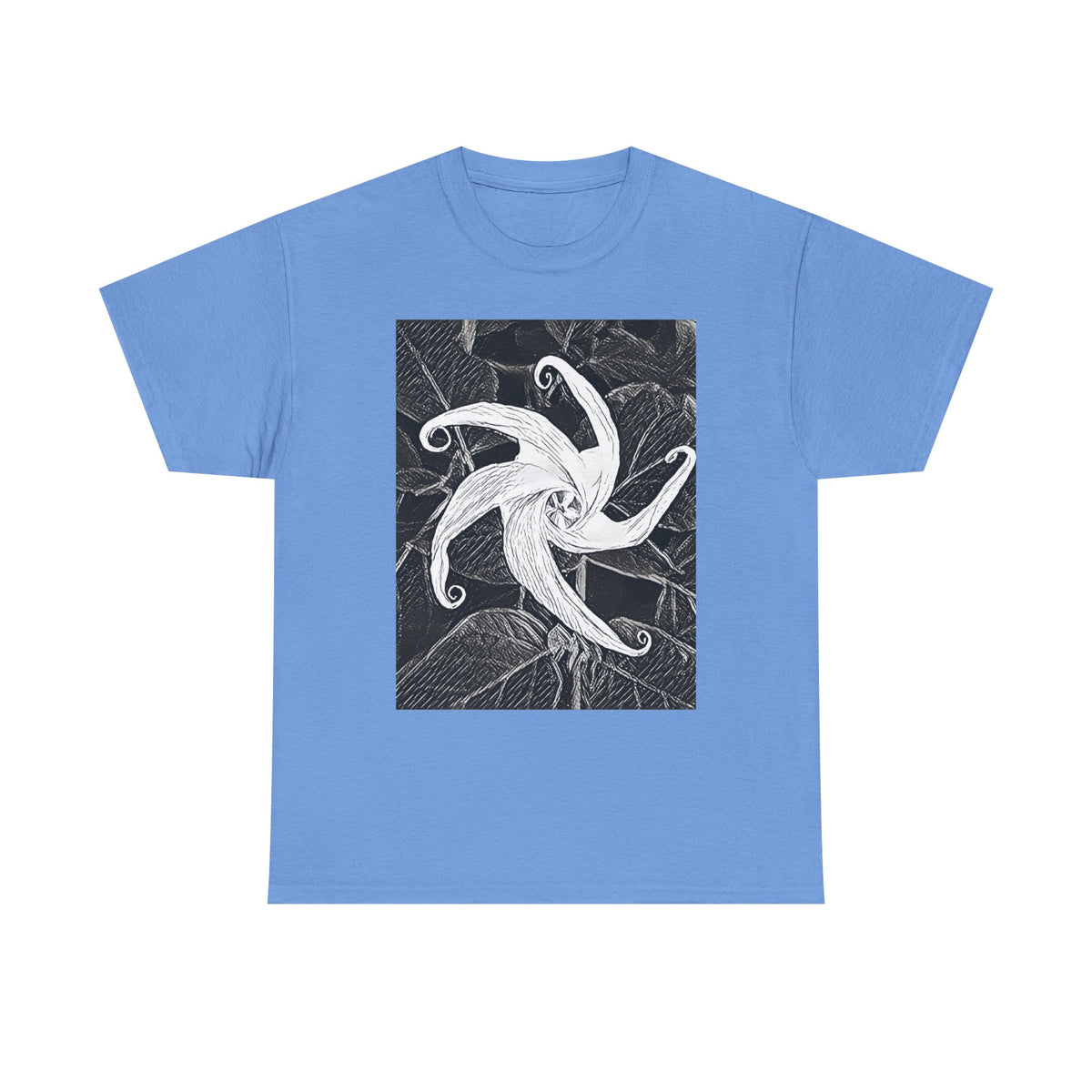 Jimsonweed Datura Stramonium Graphic Print Botany Unisex Heavy Cotton Tee Shirt