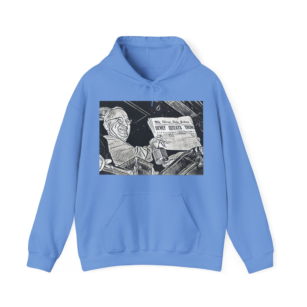 Dewey Defeats Truman Graphic Print LS Unisex Heavy Blend™ Hooded Art Sweatshirt