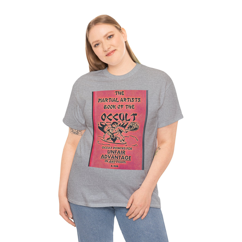 The Martial Artists Book Of The Occult Graphic Print SS Unisex Heavy Cotton Tee