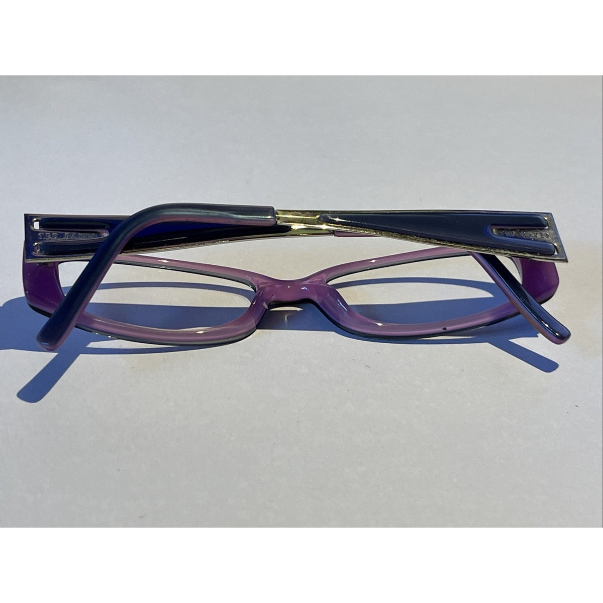 Ted Baker B 841 PUR purple Designer Auth Eyeglasses 50-16-135 Frames Only