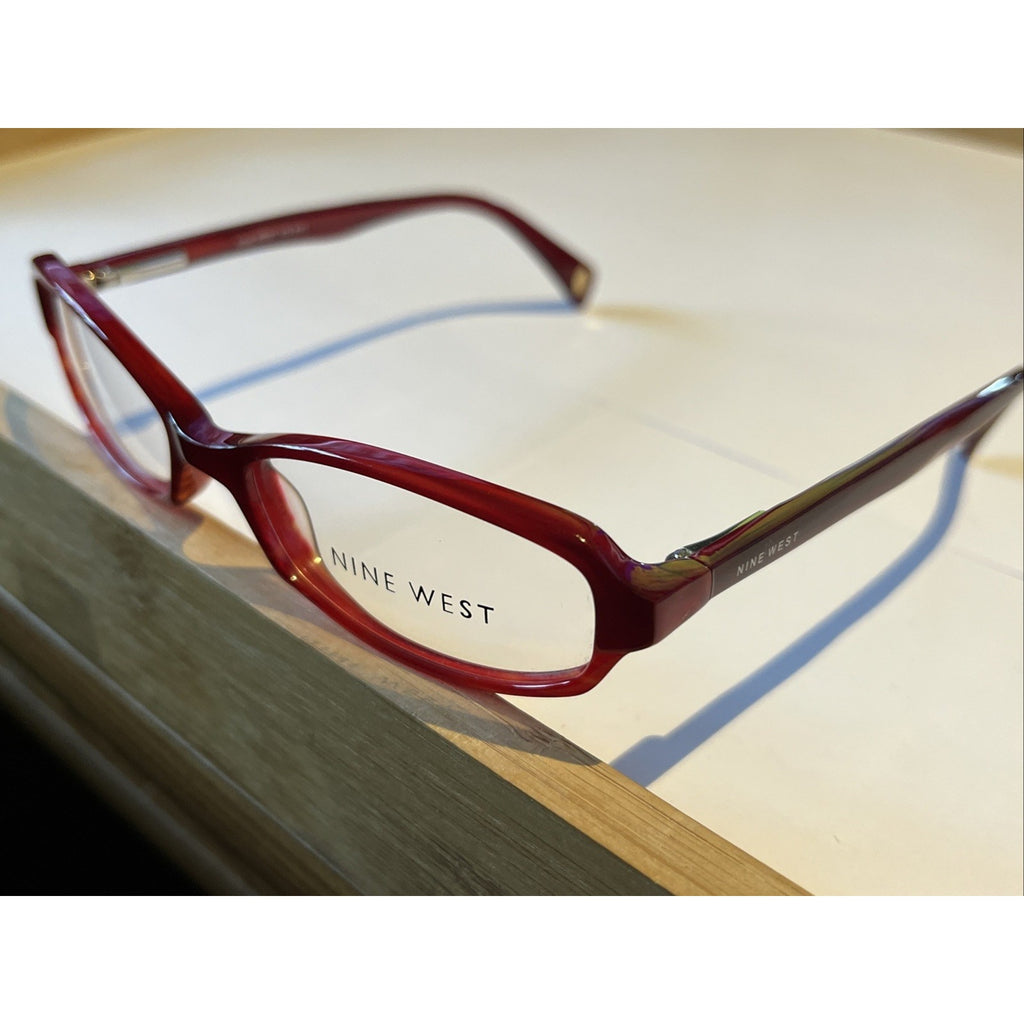 Nine West 375 EY7 Eyeglasses Women's Red Tort Plastic Full Rim 49-15-130 Frames