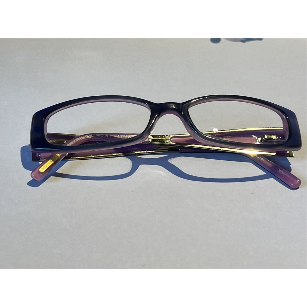 Ted Baker B 841 PUR purple Designer Auth Eyeglasses 50-16-135 Frames Only