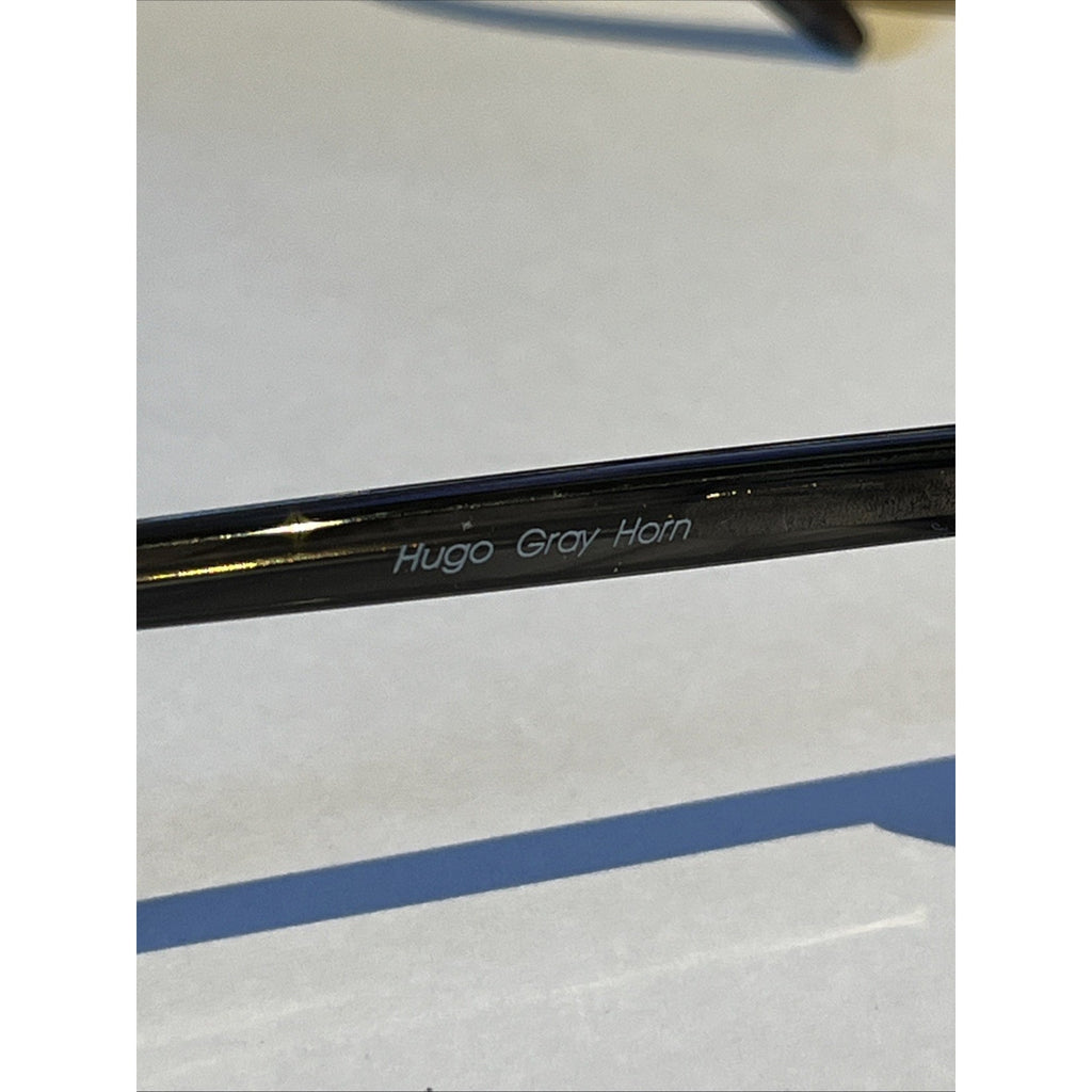 Fetch Eyewear Hugo Gray Horn 46-19-140 Tortoise Eyeglasses Frames Only