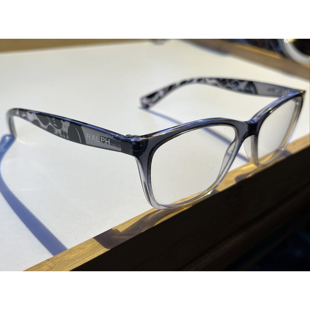 Ralph Lauren Eyeglasses Womens Grey Ombre Floral RA7071 1511 52-16-140