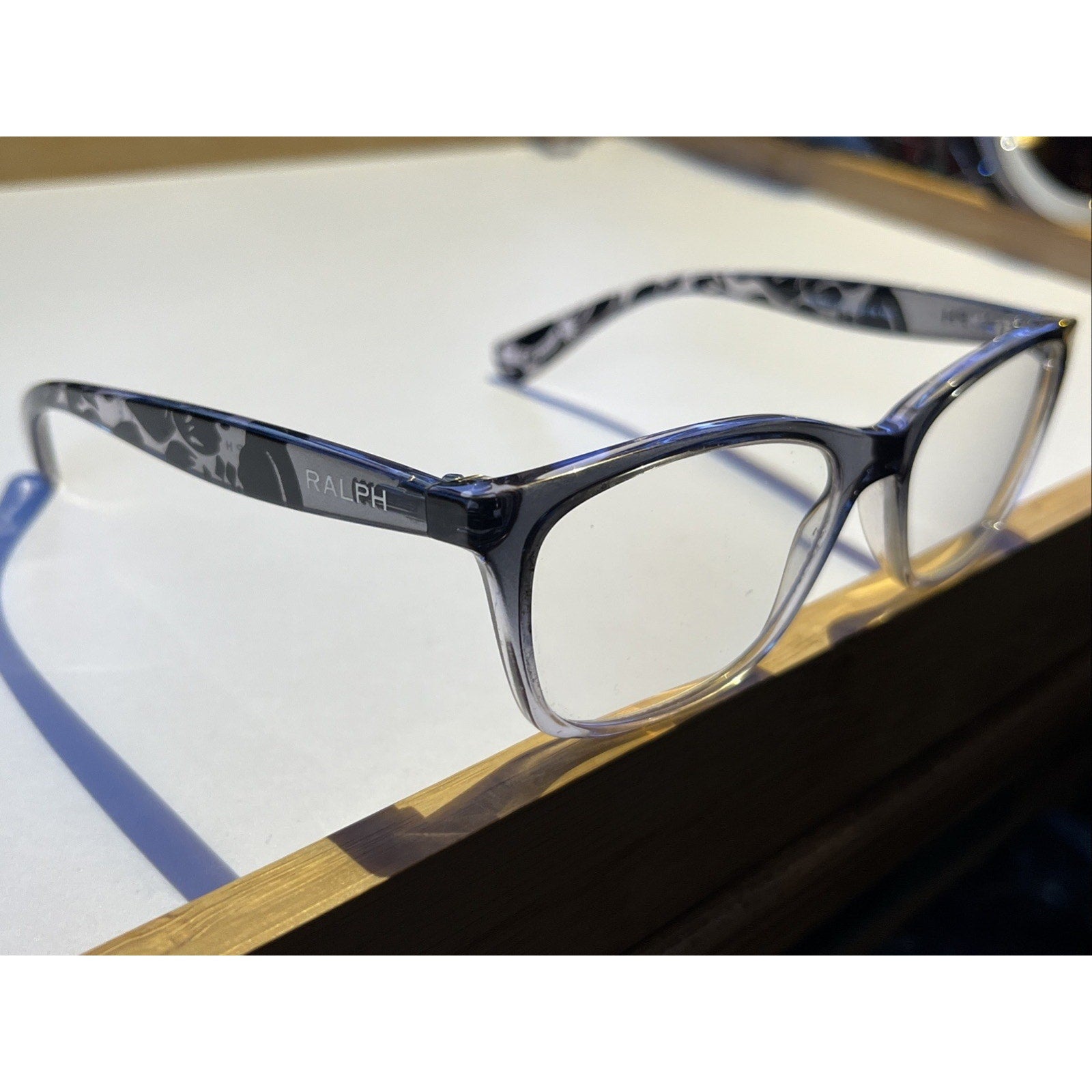 Ralph Lauren Eyeglasses Womens Grey Ombre Floral RA7071 1511 52-16-140