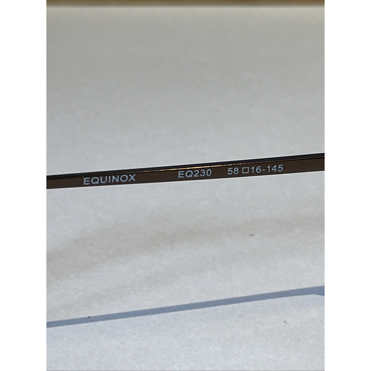 Equinox EQ230 Brown 58-16-145 Metal Full Rim Eyeglasses FZ06 Frames Only