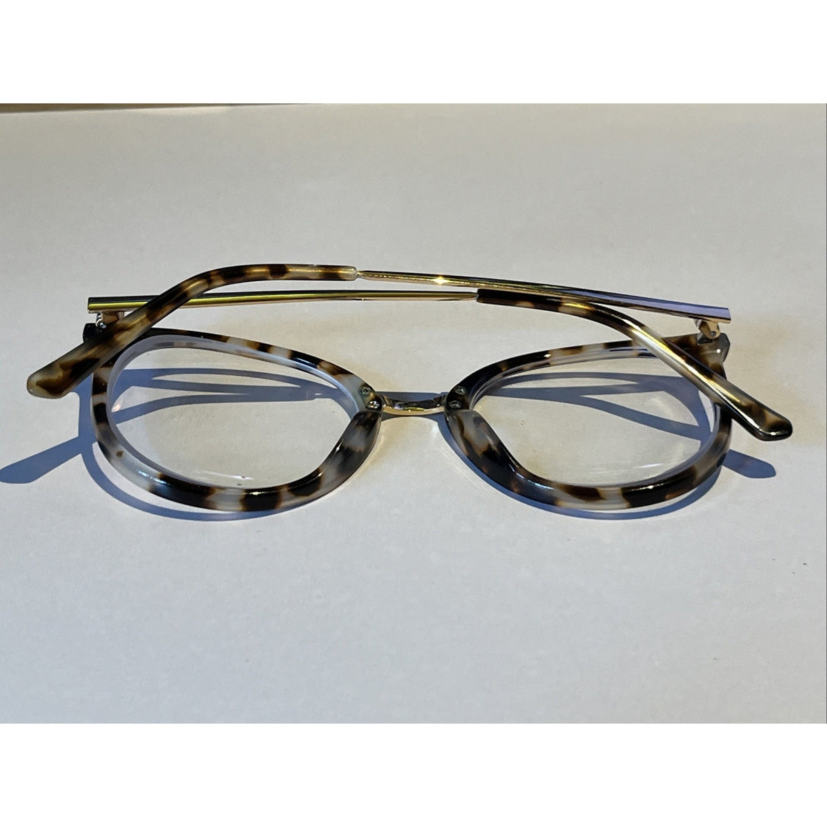 Firmoo Judy 20307 Eyeglasses Optical 52-20-145 Gray Brown Tortoise Frames Only