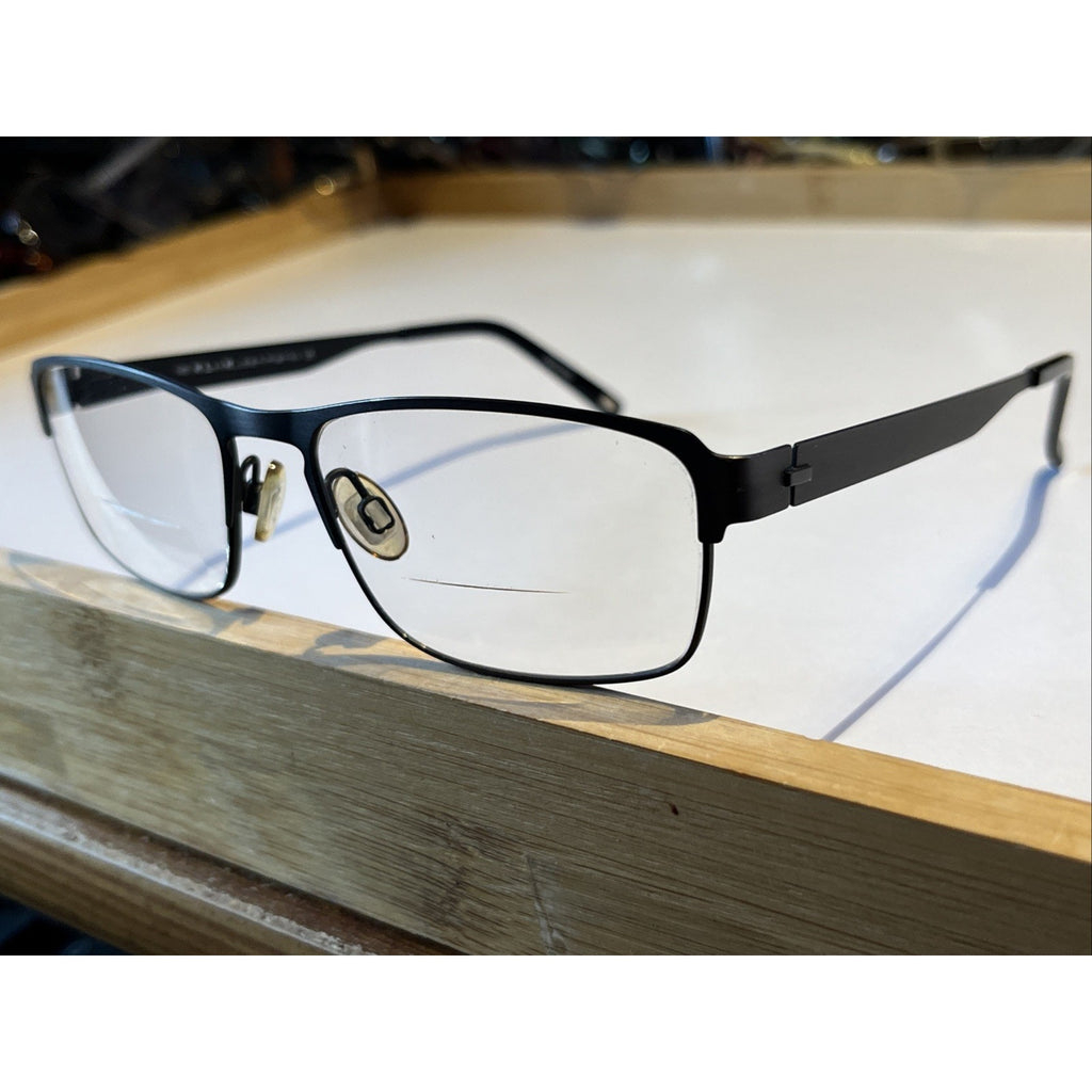 KLIIK DENMARK 561 432 BLACK Gray AUTHENTIC EYEGLASSES 51-15 Metal Frames Only