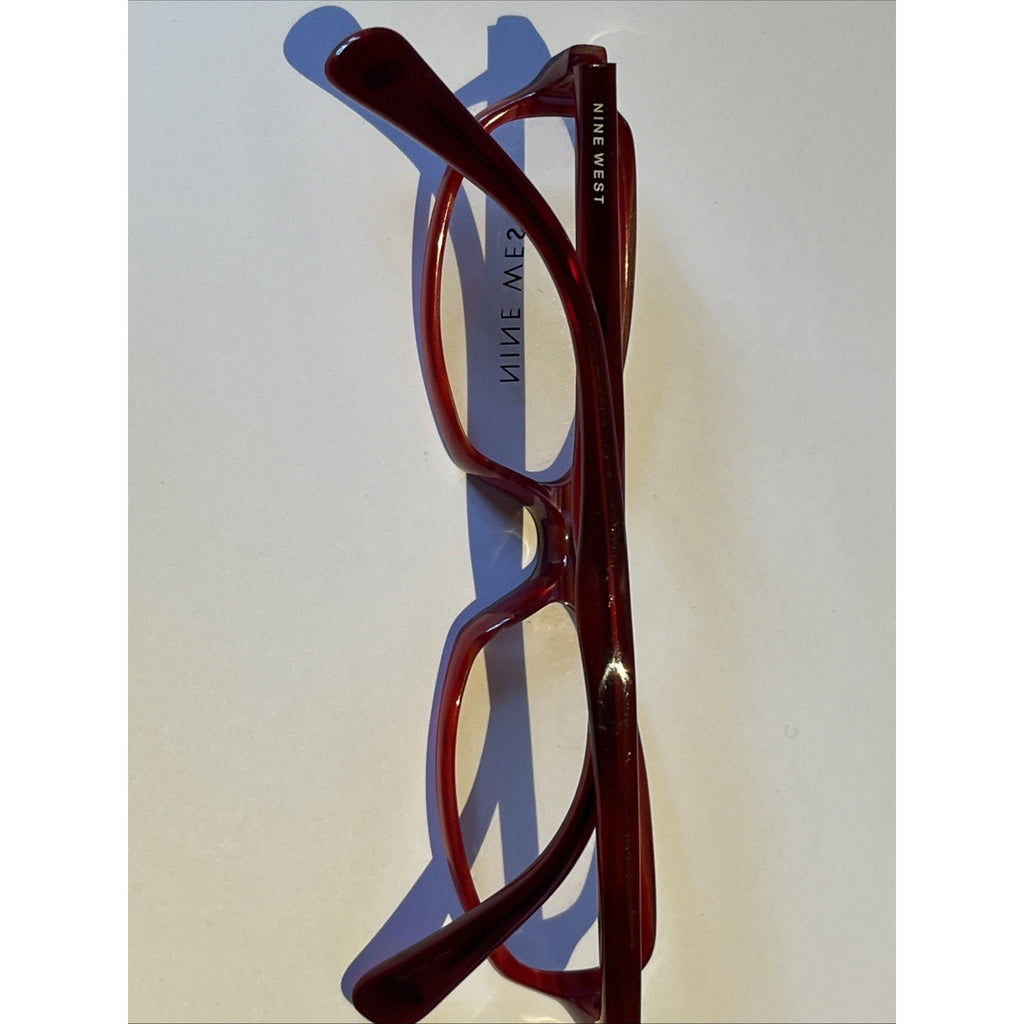 Nine West 375 EY7 Eyeglasses Women's Red Tort Plastic Full Rim 49-15-130 Frames