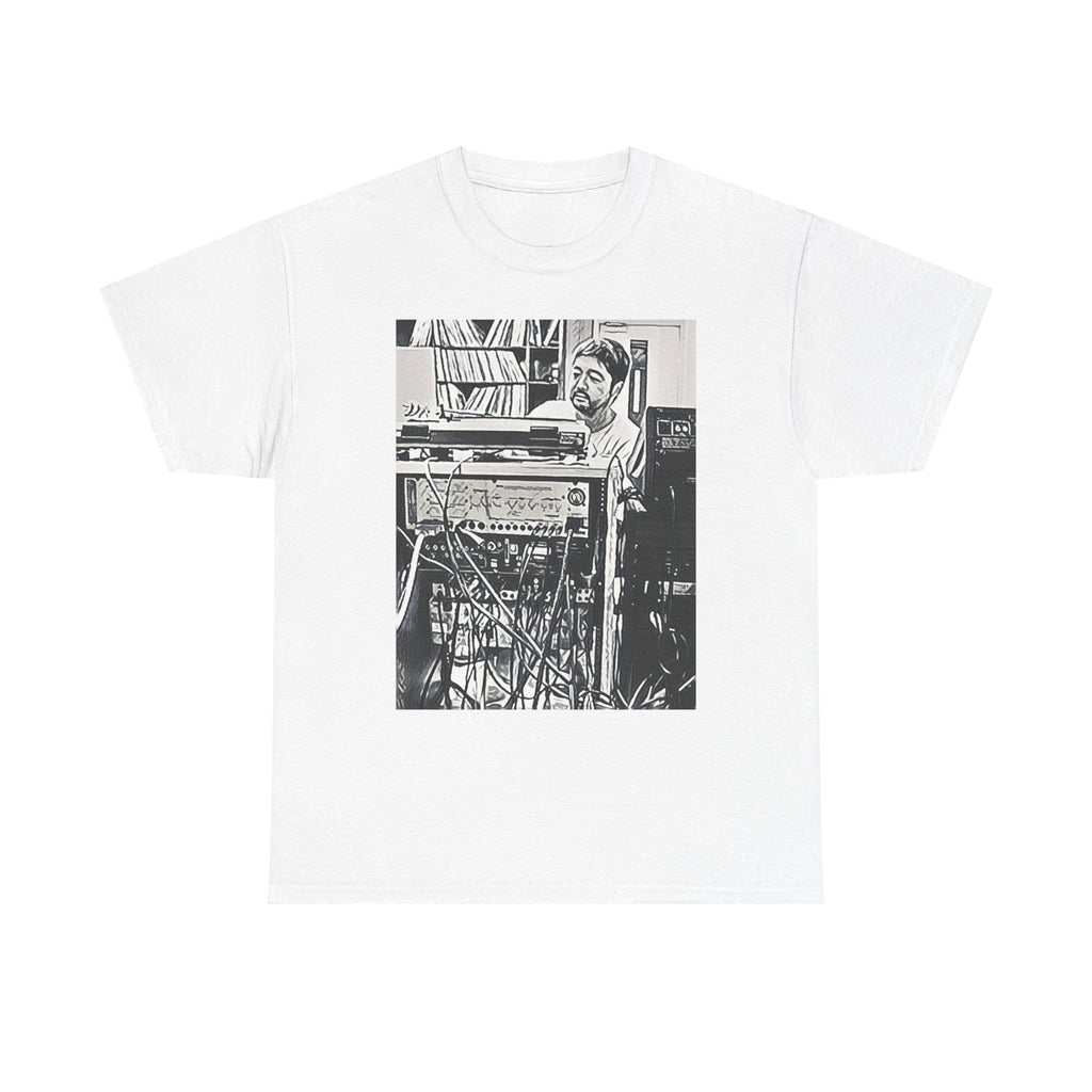 Nujabes Graphic Print Short Sleeve Crew Neck Unisex Heavy Cotton Art Tee Shirt