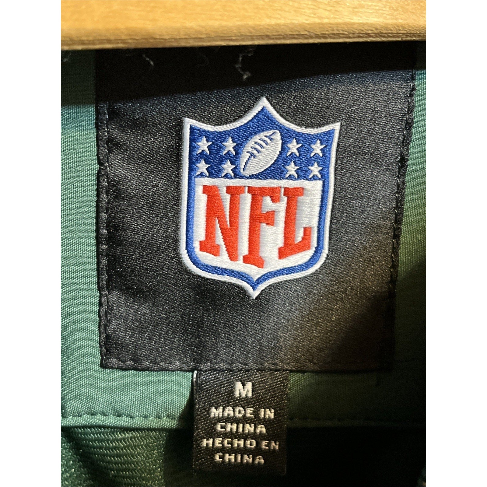 NFL Green Bay Packers Football Softshell Jacket Men’s Medium Full Zip