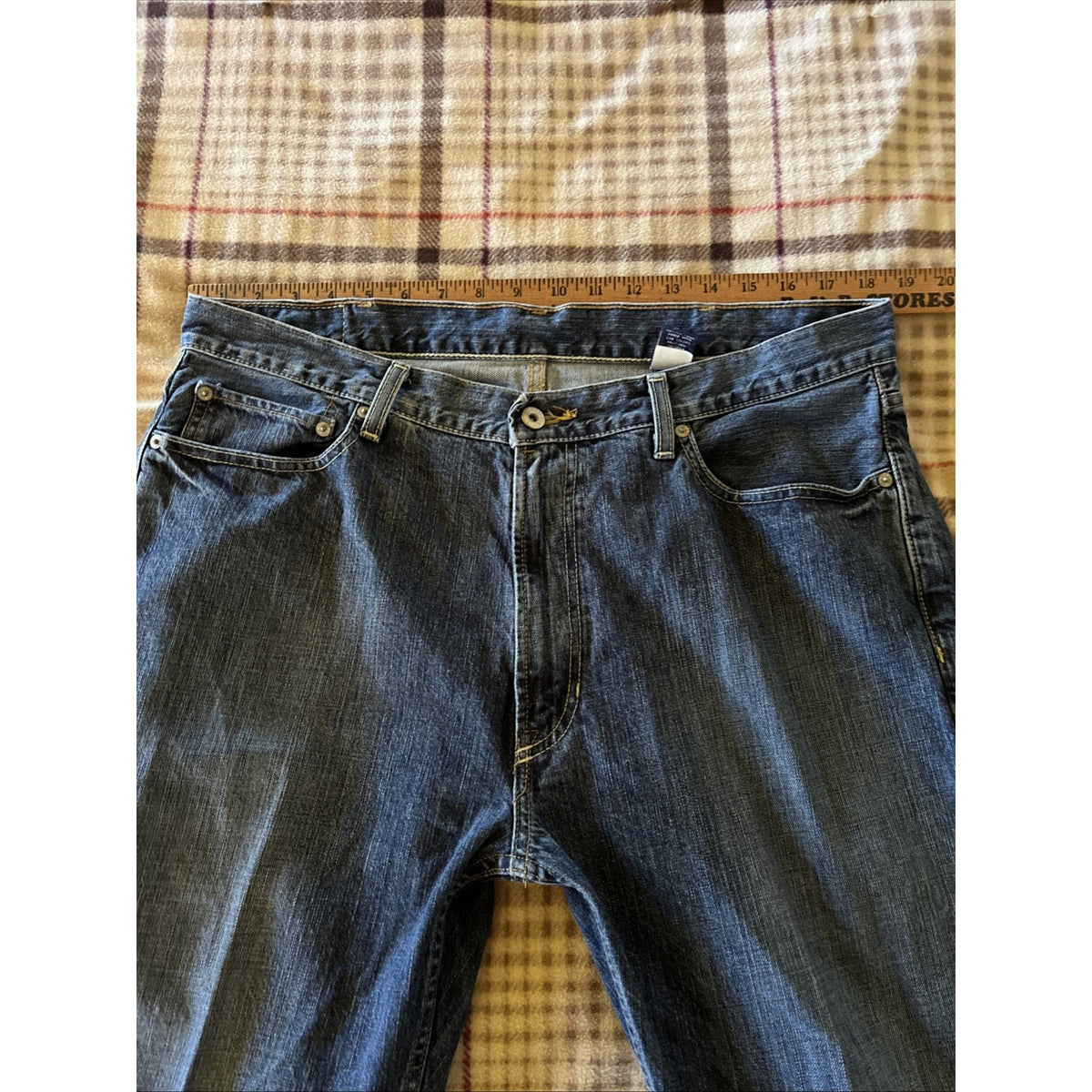 Cremieux Relaxed Fit Stright Leg Classic Denim Jeans Men's 36x34