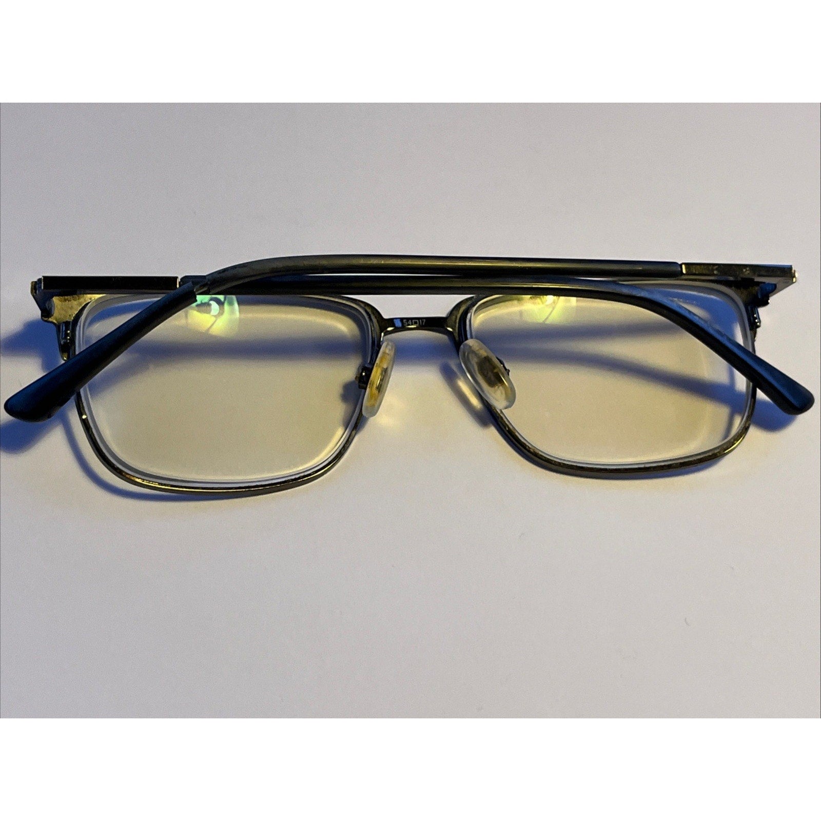 Randy Jackson Zyloware C. 058 Eyeglasses Frames ONLY Gunmetal Half Rim 54-17-145