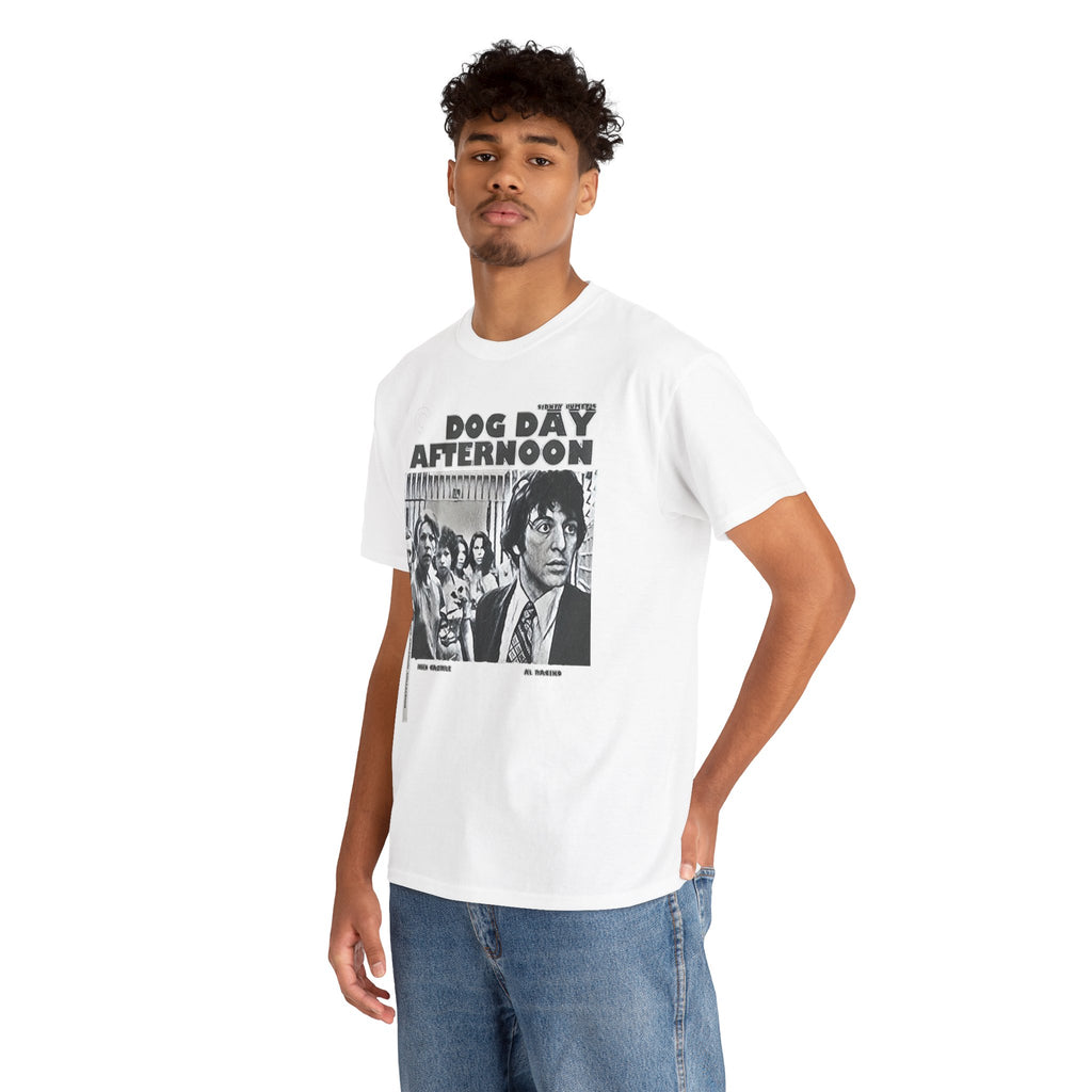 Dog Day Afternoon Graphic Print Al Pacino Black & White Unisex Heavy Cotton Tee