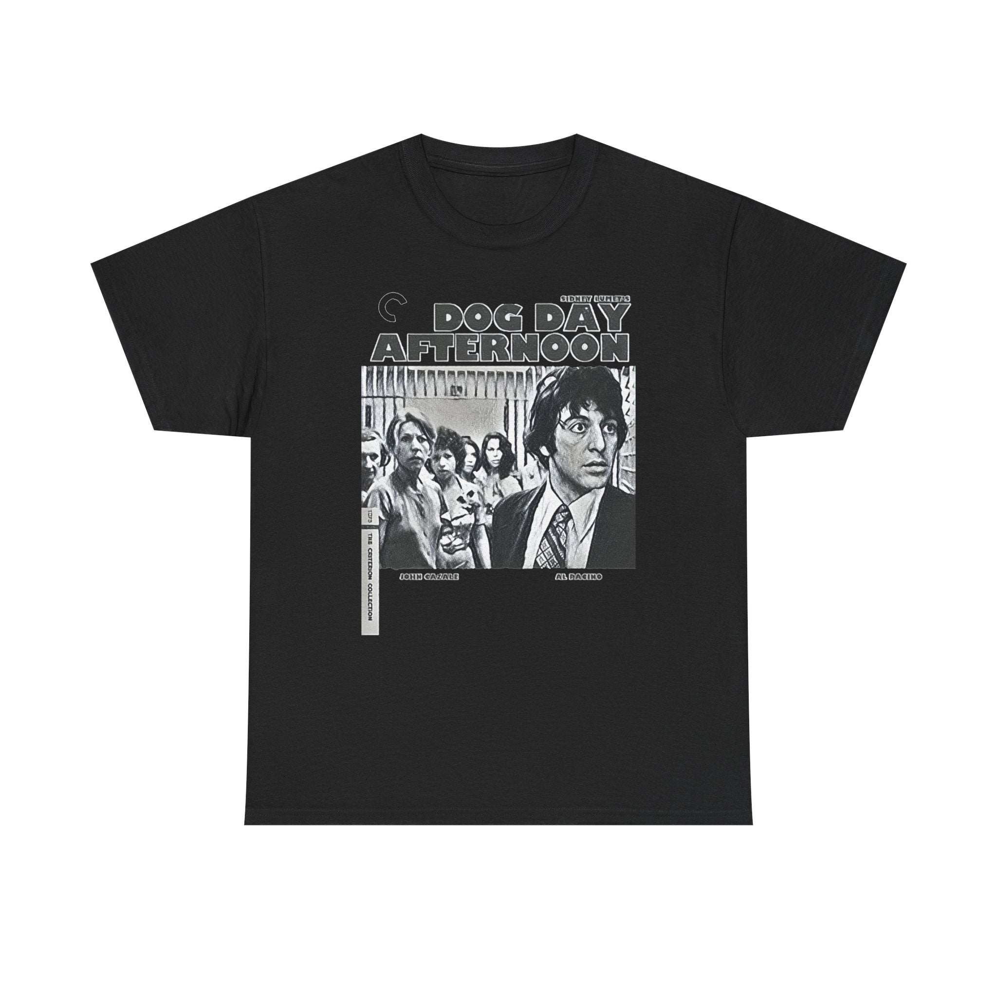 Dog Day Afternoon Graphic Print Al Pacino Black & White Unisex Heavy Cotton Tee
