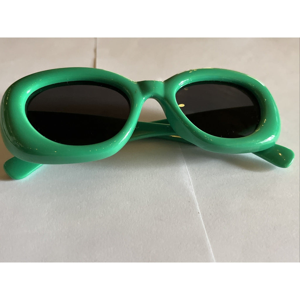 VANLINKER VL 9742 Trendy Retro Sunglasses Womens Retro Frame Green 44-30-145