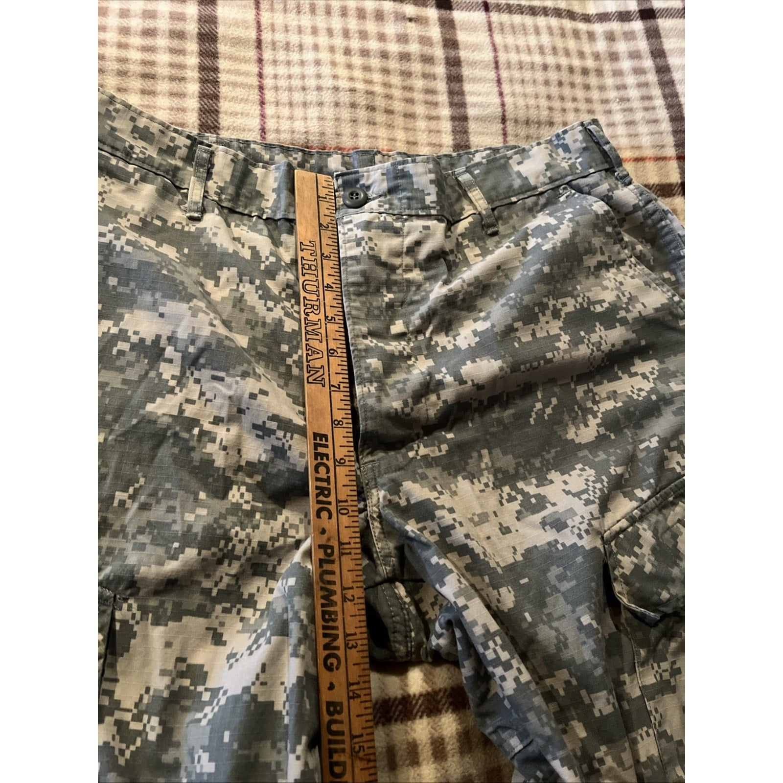 US Army Pants Trousers Large X-Long USGI Digital Camo Cotton/Nylon Ripstop 36x31