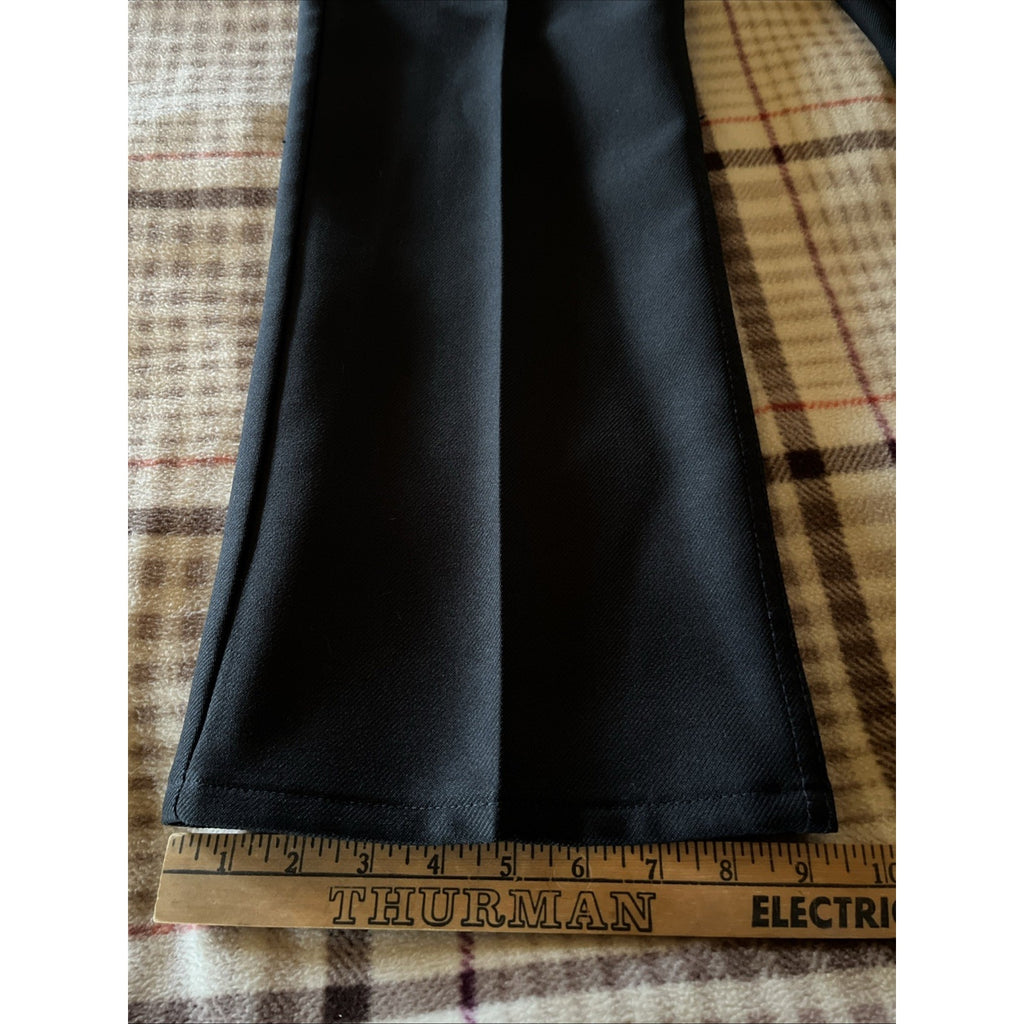 Vintage Wrangler Mens 38x30 Pants USA union Workwear Sanforized Polyester Black