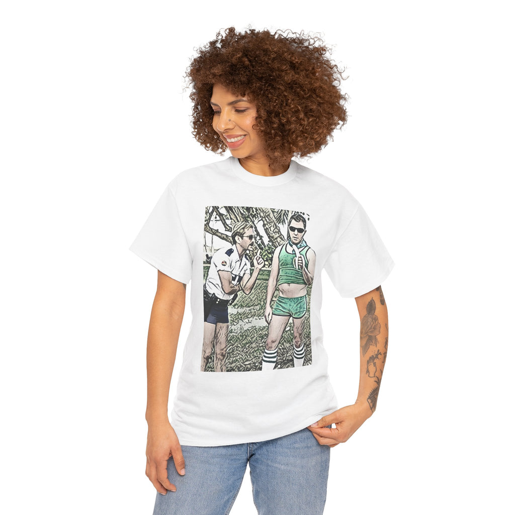 Reno 911 Graphic Print Short Sleeve Crew Neck Unisex Heavy Cotton Art Tee Shirt