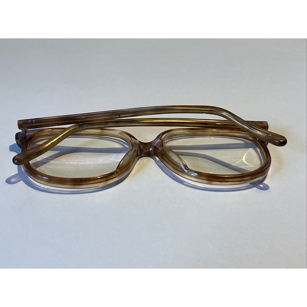 Vintage Foremost Eyeglasses 55-15-140 Made in USA Brown Tortoise Frames Only