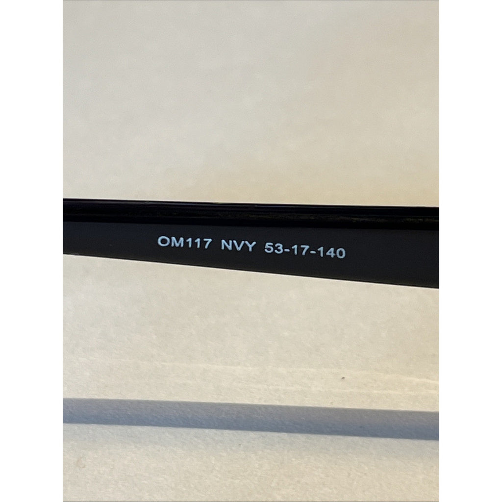 OPTIKA Eyewear OM-117 NVY Eyeglasses Blue Unisex Glasses 53-17-140 Frames Only