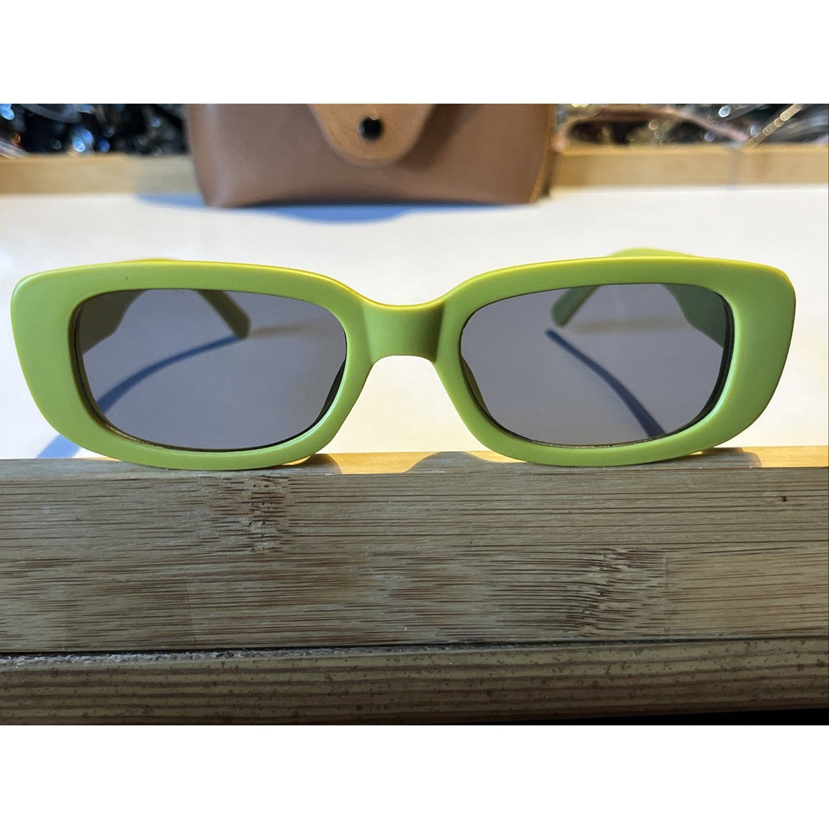 Arvo Sunglasses Hanna Muted Khaki Green Frames Unisex Shades Made In USA