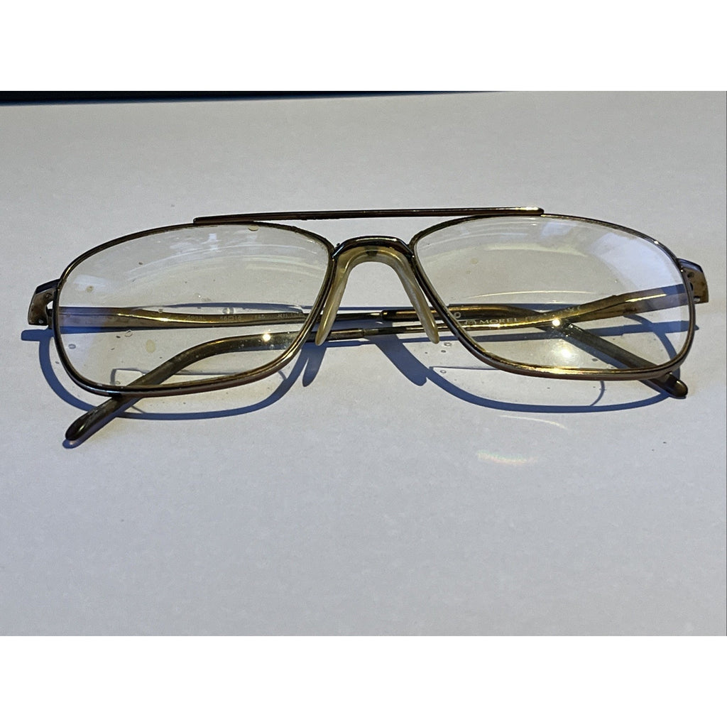 Morel Eyewear Vintage Eyeglasses 56-16-145 France Metal Aviator Frames Only