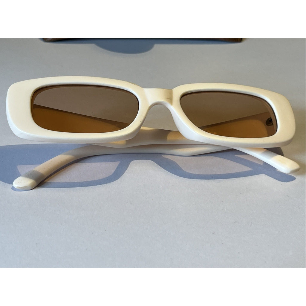 Arvo Sunglasses White Frames Unisex Shades Deadstock Mens Womens Made In USA