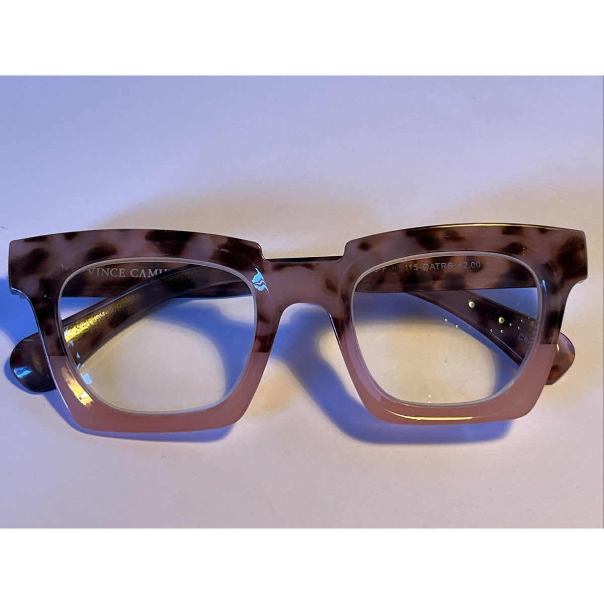 Vince Camuto Eyewear Pink Tortoise VCx0919-F OATRS Cheater Readers Womens +2.00