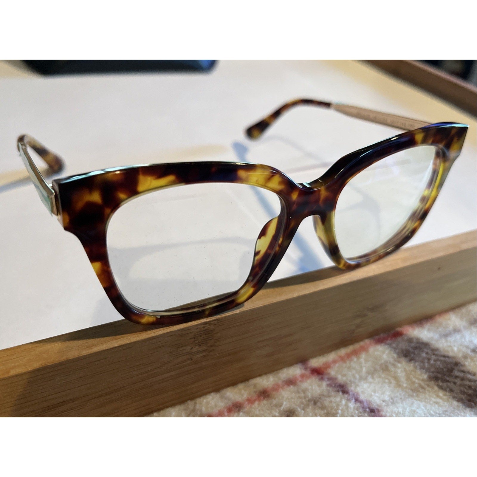 DIFF EYEWEAR BELLA XS AB-CL163 Eyeglass Frames 50-17-142 Brown Tortoise Glasses