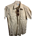 Vintage 50s BURTON'S POPLIN CONQUEROR SS SHIRT, GUSSETS, SANFORIZED, UNION S / M