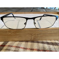 Helium 4301 Eyeglasses Matte Black Rectangular Metal Frames 56-18-145 MBLK