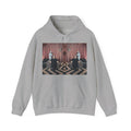 David Lynch Twin Peaks Art Graphic Print LS Unisex Heavy Blend Hooded Sweatshirt
