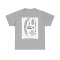 Claviceps purpurea Graphic Print Botanical Art Crew Neck Unisex Heavy Cotton Tee