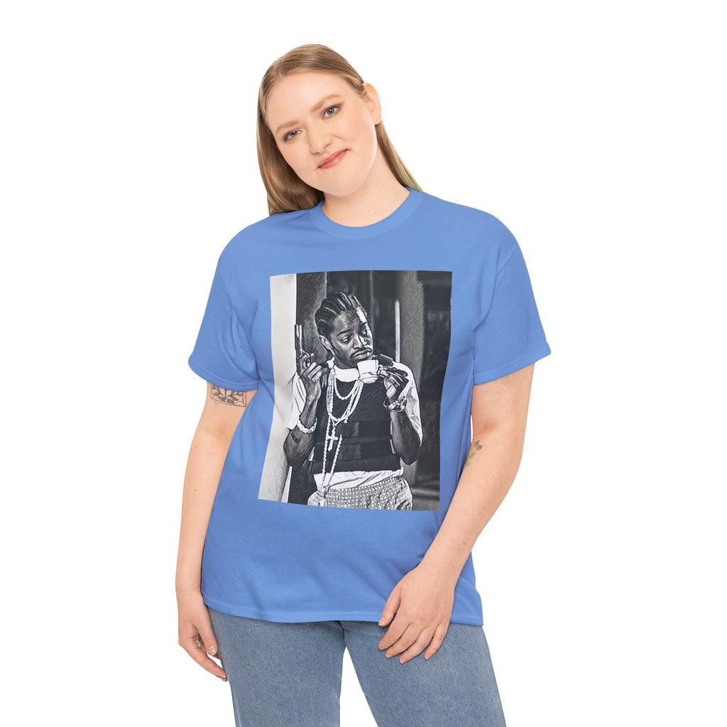 Andre 3000 Graphic Print Short Sleeve Crew Neck Unisex Heavy Cotton Tee Shirt